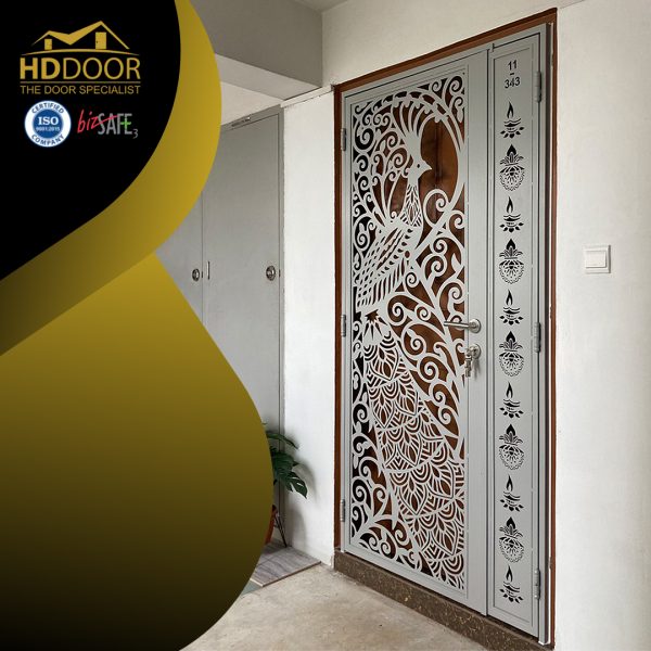 3D Laser Cut Gate Design Singapore