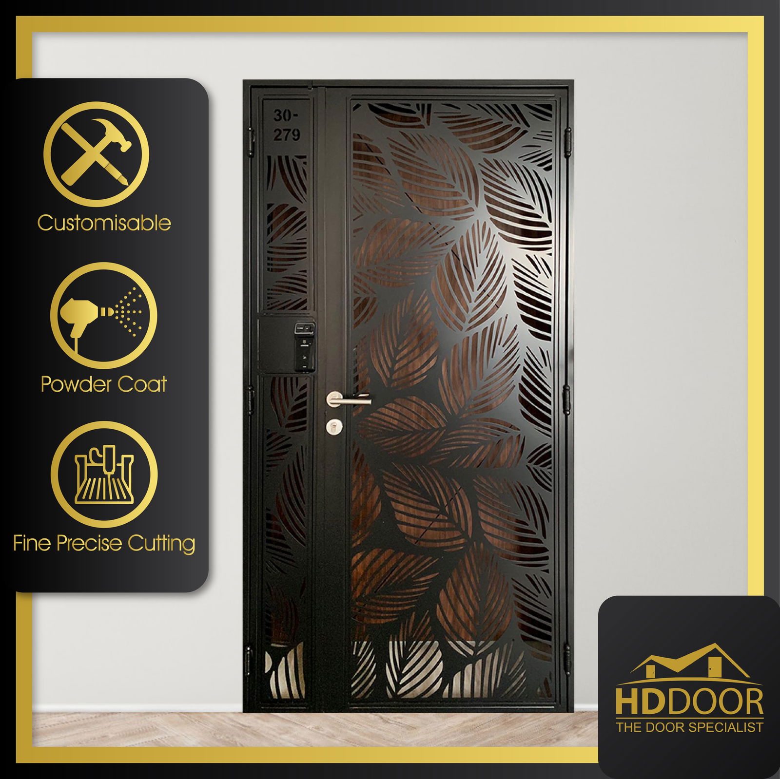 3D Laser Cut Gate Design HDL11