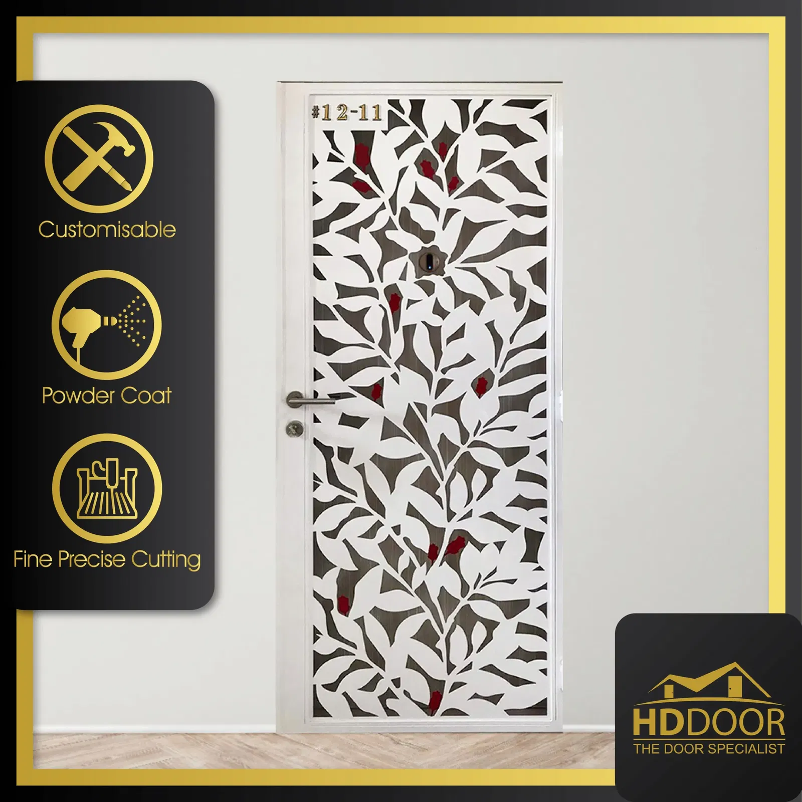 3D Laser Cut Gate Design HDL12
