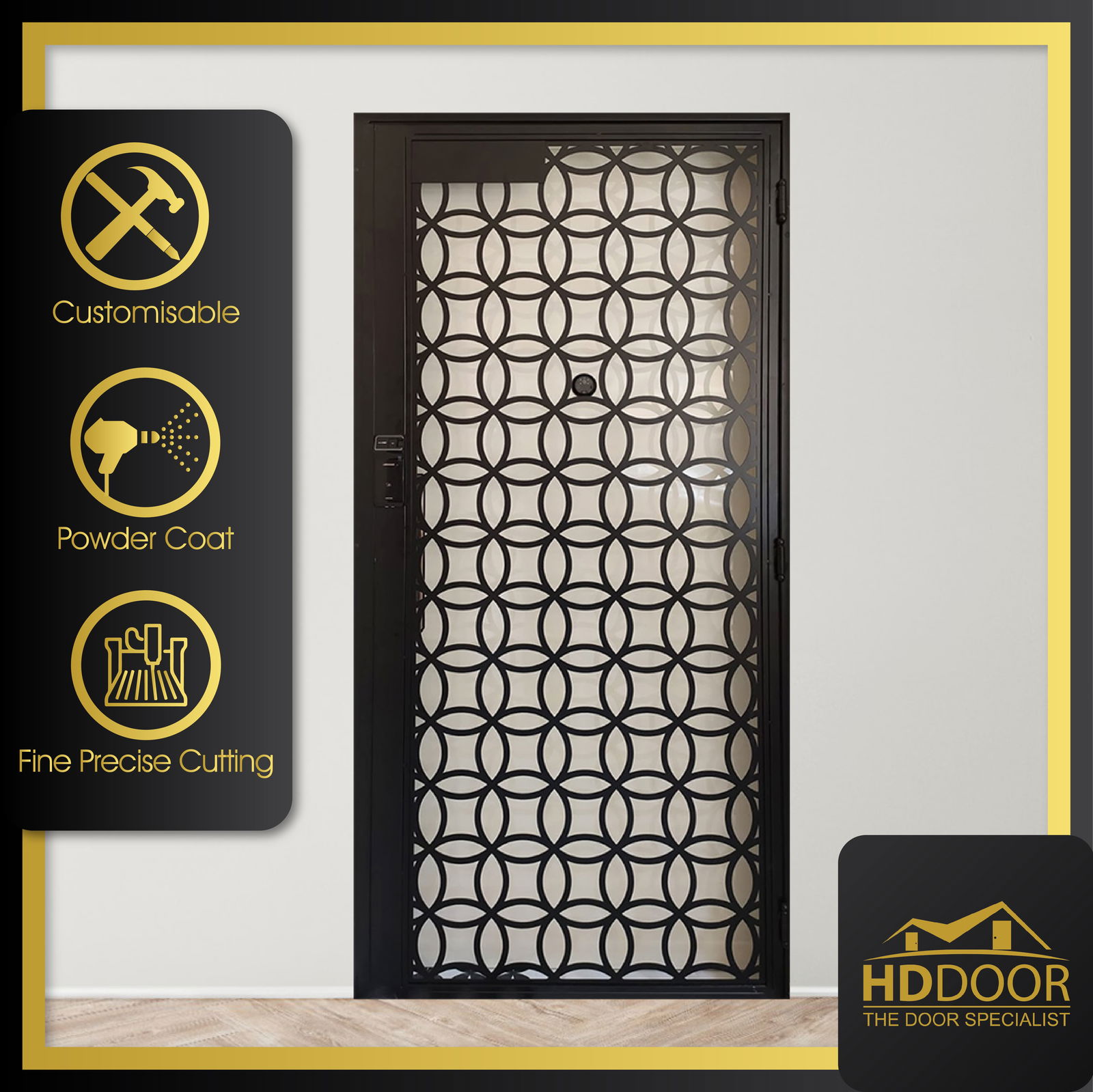 3D Laser Cut Gate Design HDL14