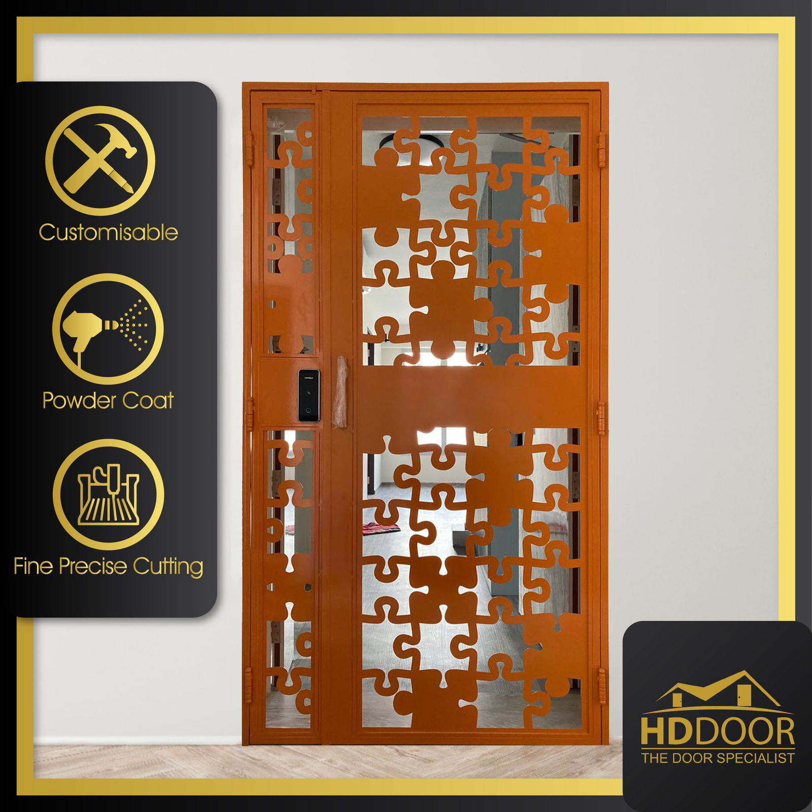3D Laser Cut Gate Design HDL21