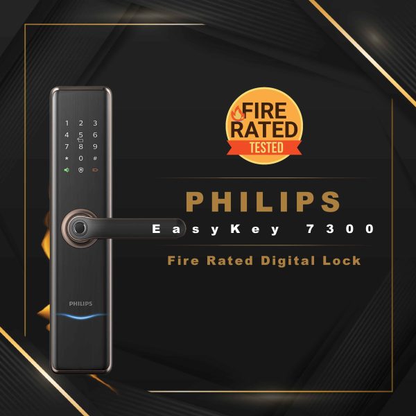Philips Easykey 7300 fire rated digital Lock