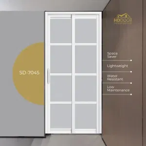 Aluminum-Slide-Swing-Toilet-Door SD-7045