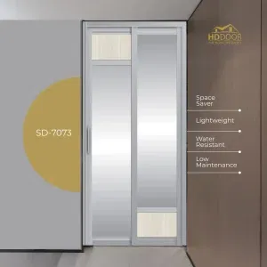 Aluminum-Slide-Swing-Toilet-Door SD-7073