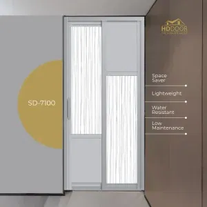 Aluminum-Slide-Swing-Toilet-Door SD-7100