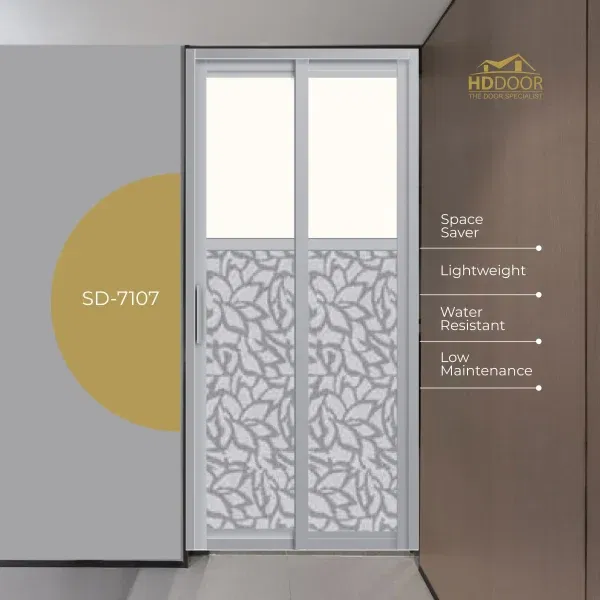 Aluminum-Slide-Swing-Toilet-Door SD-7107