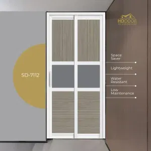 Aluminum-Slide-Swing-Toilet-Door SD-7112