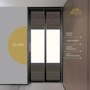 Aluminum-Slide-Swing-Toilet-Door SD-7113