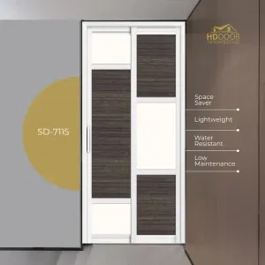 Aluminum-Slide-Swing-Toilet-Door SD-7115