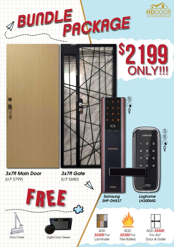 Best Door + Gate + Digital Lock Bundle Package Of The Year 2020
