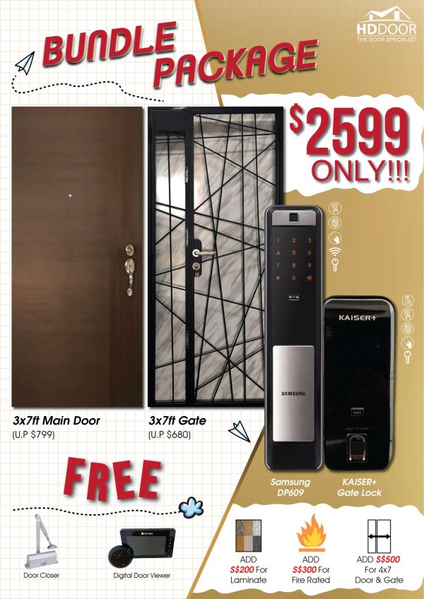 Best Door + Gate + Digital Lock Bundle Package Of The Year 2020