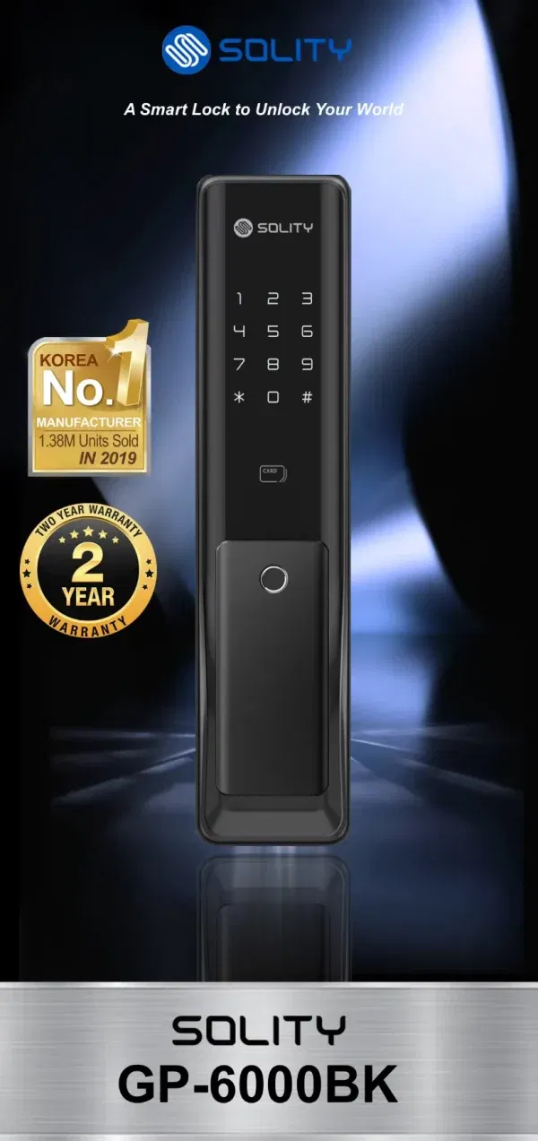 Solity GP-6000BKF Digital Door Lock for Sale