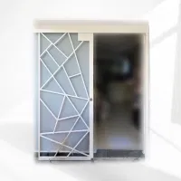 sliding metal gate