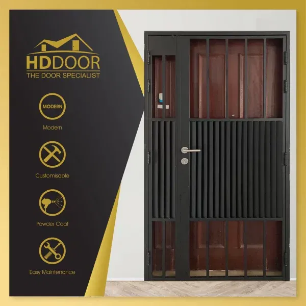 Protect your privacy and keep your pets safe with this two-leaf privacy gate. It's on sale now in Singapore, so don't miss out