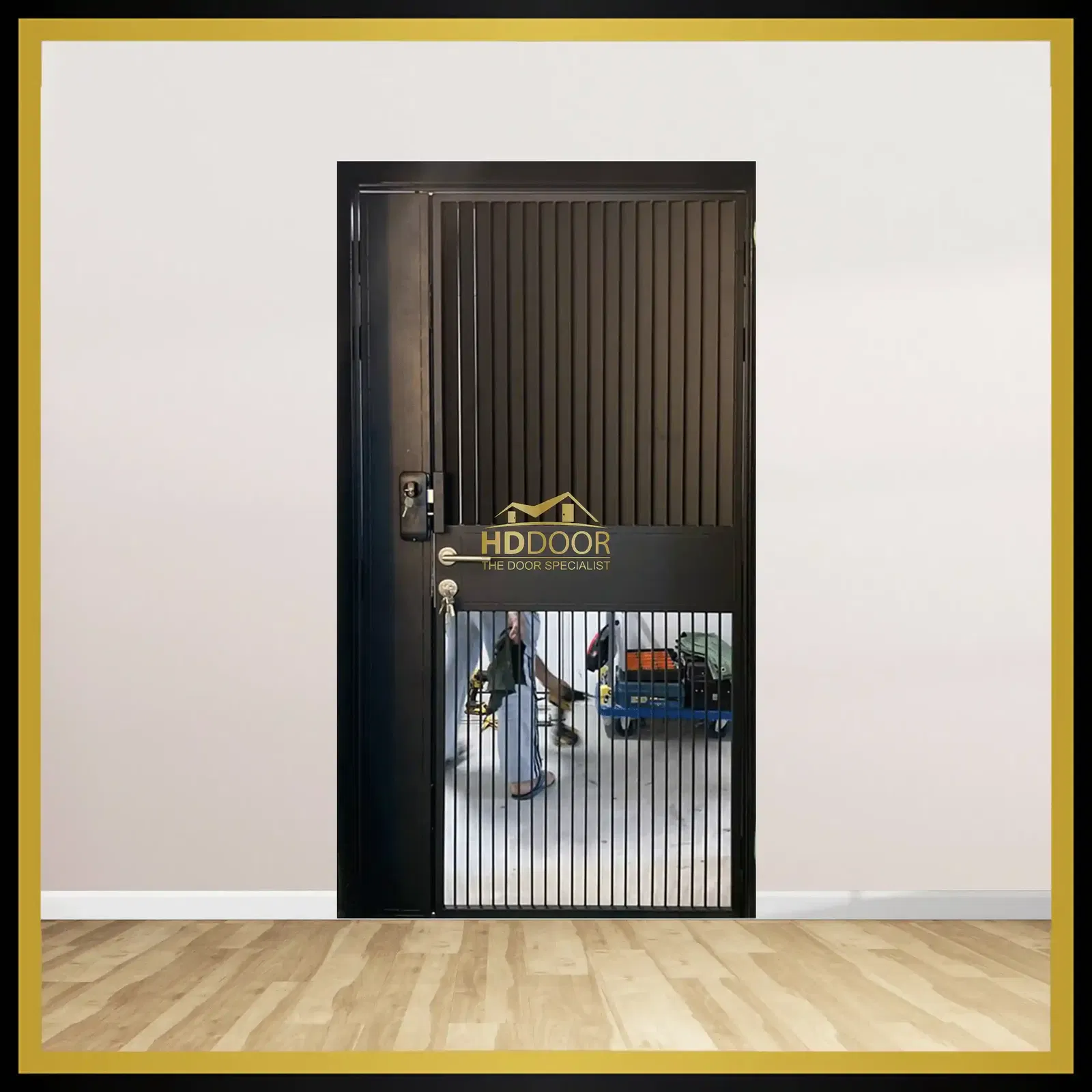 Half Louver Privacy Gate