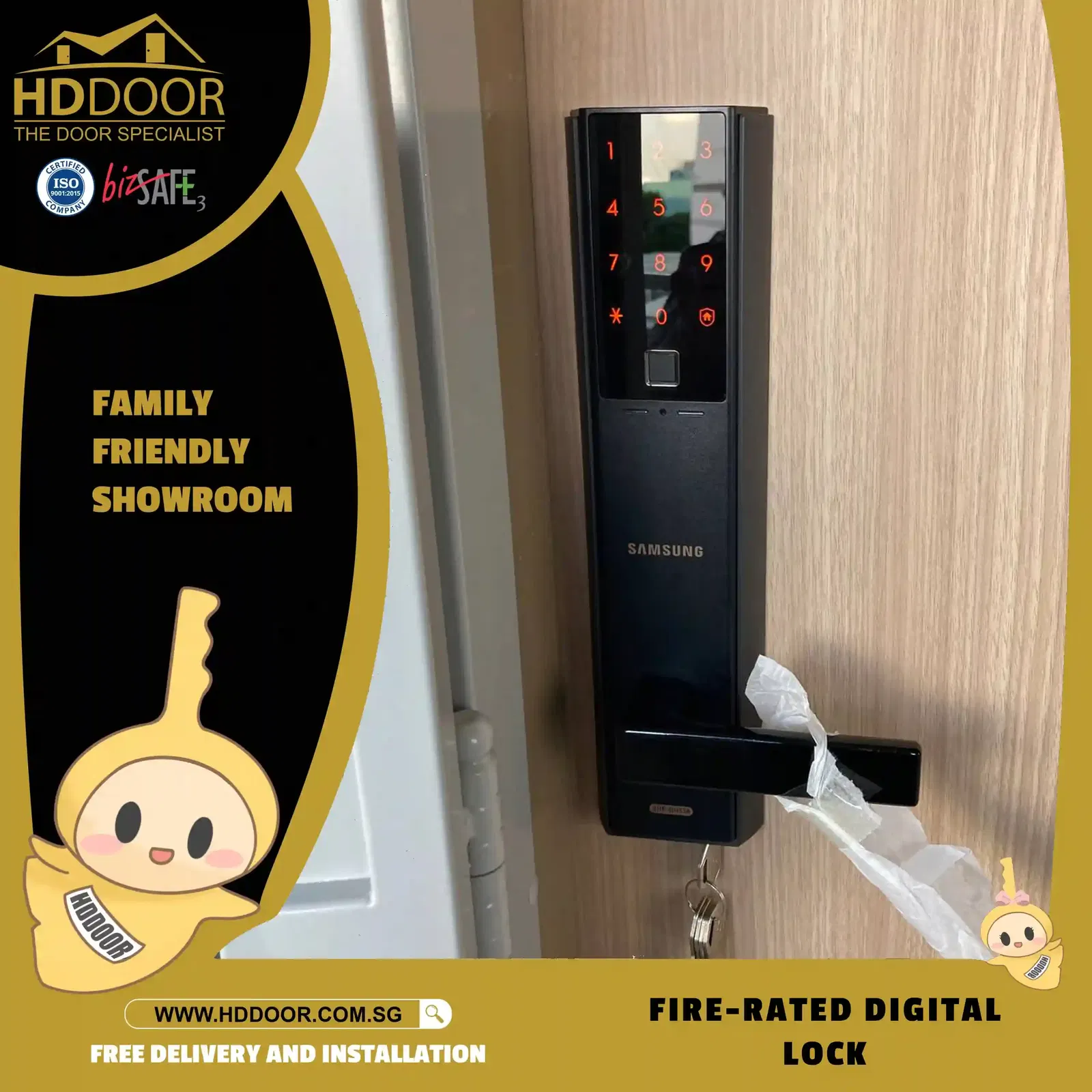 Fire-Rated Digital Door Lock