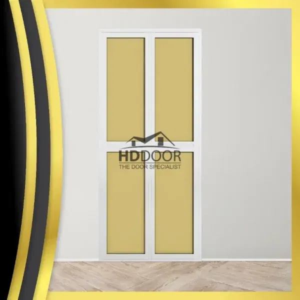Aluminium Bi Fold Toilet Door HD-115