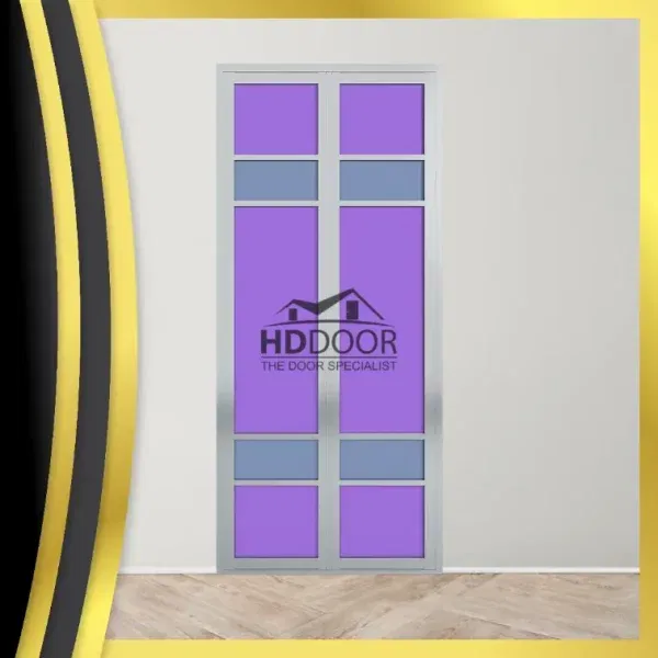Aluminium Bi Fold Toilet Door HD-130