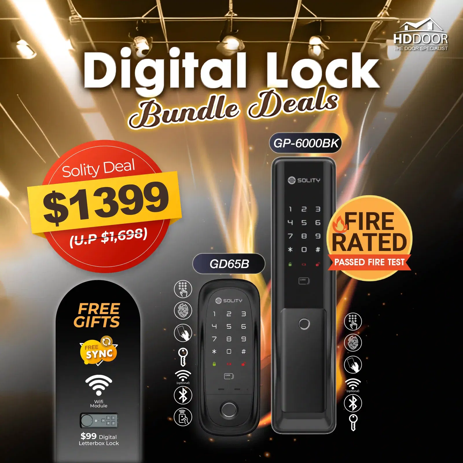 Digital Door Lock & Gate Lock Bundle Deals | 2025
