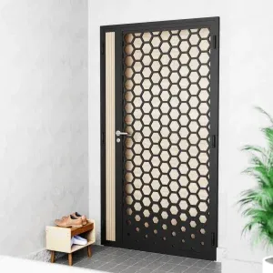3D Hexagon Lasercut gate HDL38