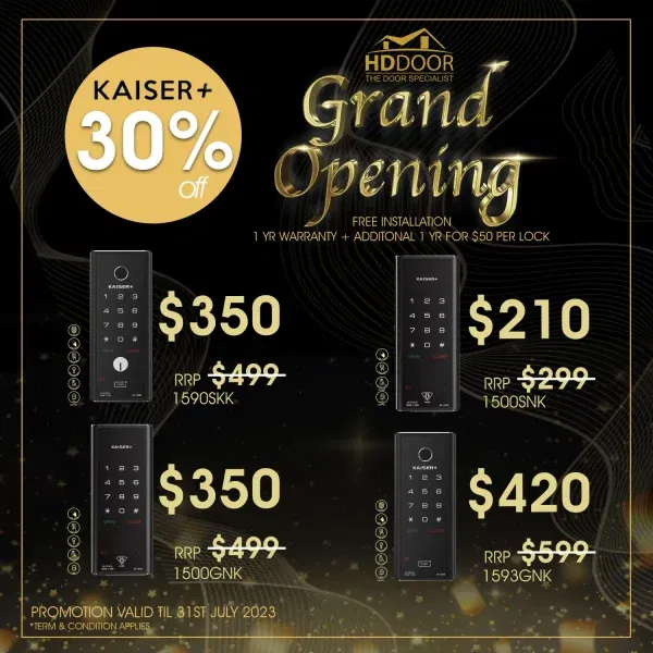 Kaiser+ Digital Locks Grand Opening Offer