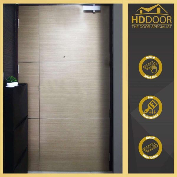 Veneer Fire Rated Main Wooden Door Single Leaf: The perfect way to add style and security to your home