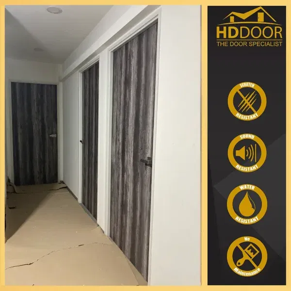 Full Solid Single Tone Laminate Bedroom Door STBD-08
