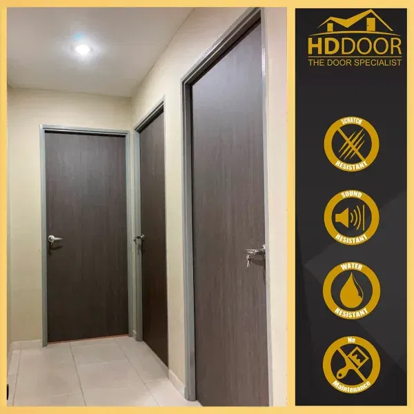Full Solid Single Tone Laminate Bedroom Door STBD-08