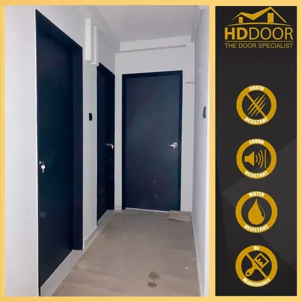 Full Solid Single Tone Laminate Bedroom Door STBD-08