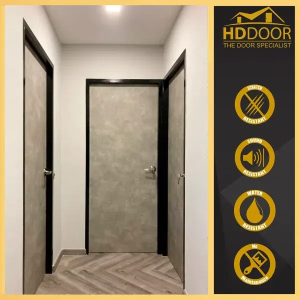 Full Solid Single Tone Laminate Bedroom Door STBD-08