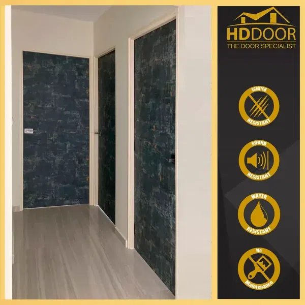 Full Solid Single Tone Laminate Bedroom Door STBD-08