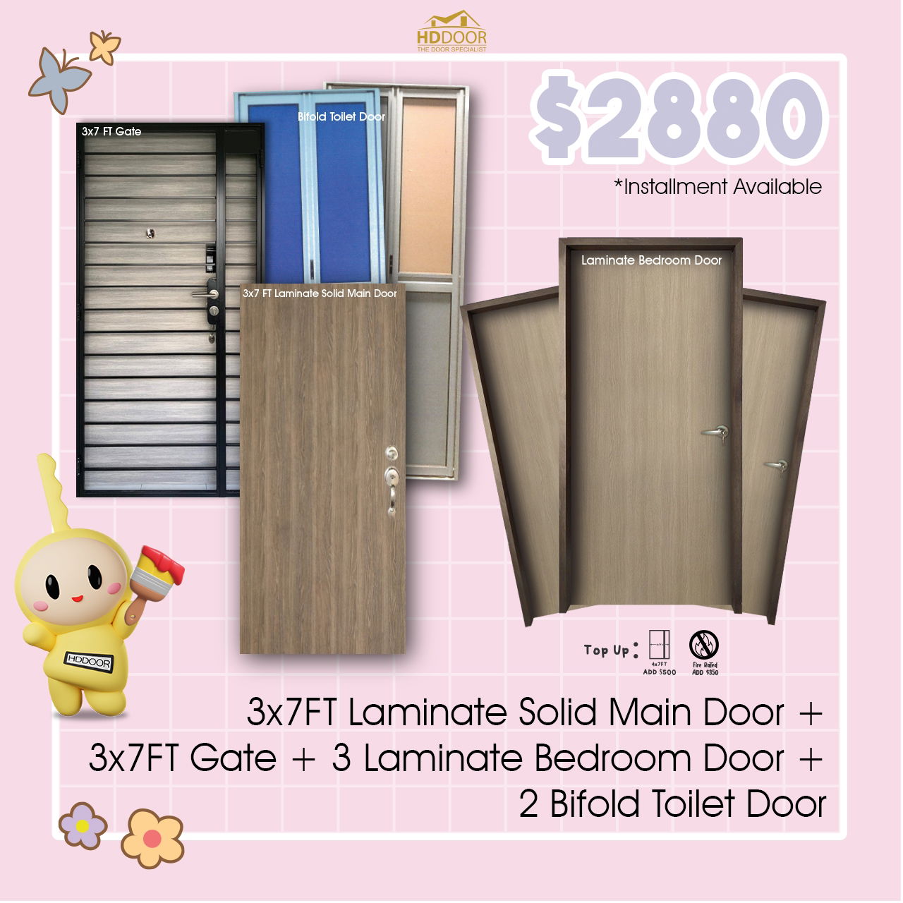 laminate doors gate bundle promotions