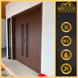 Custom Double- -Equal- Panel-Laminate-Main-Door
