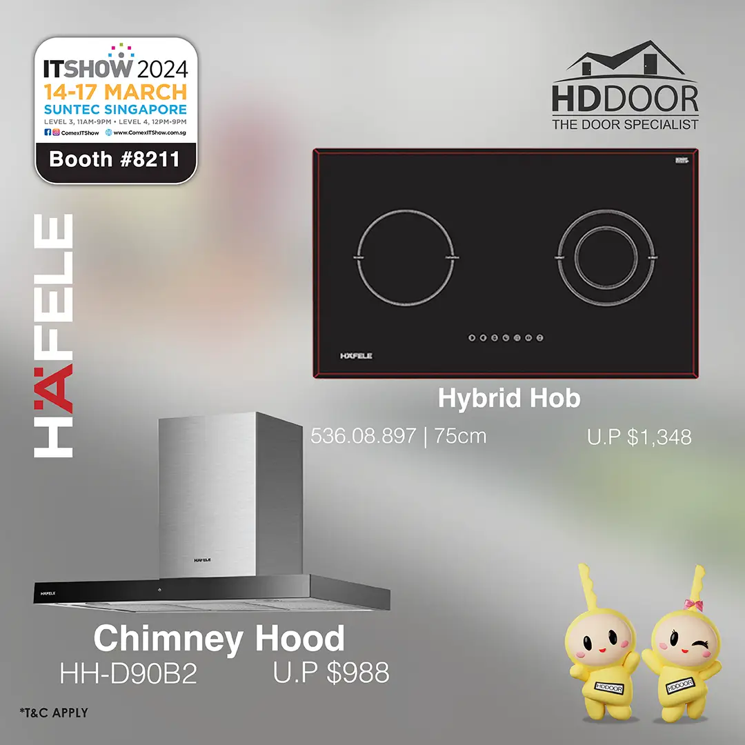 IT Show 2024 | Hafele hybrid + Hob + Hood + Hydro Clean oven - Kitchen Appliance Bundle