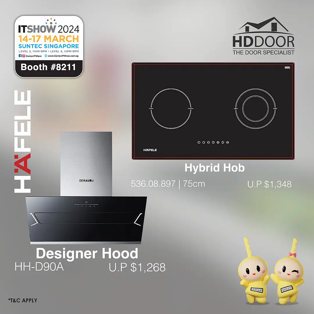 IT Show 2024 | Hafele hybrid + Hob + Hood + Hydro Clean oven - Kitchen Appliance Bundle