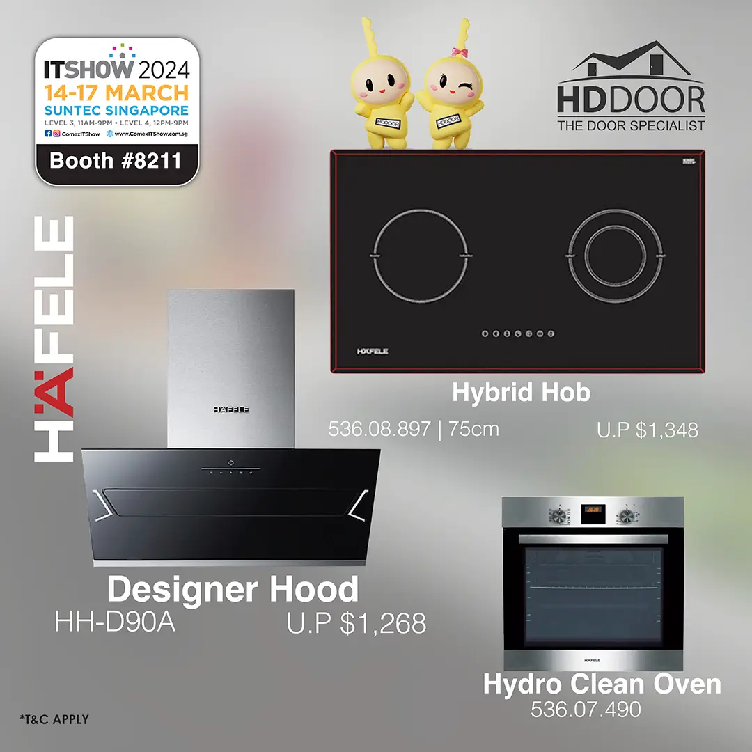 IT Show 2024 | Hafele hybrid + Hob + Hood + Hydro Clean oven - Kitchen Appliance Bundle