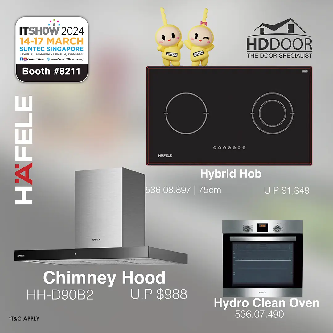 IT Show 2024 | Hafele hybrid + Hob + Hood + Hydro Clean oven - Kitchen Appliance Bundle