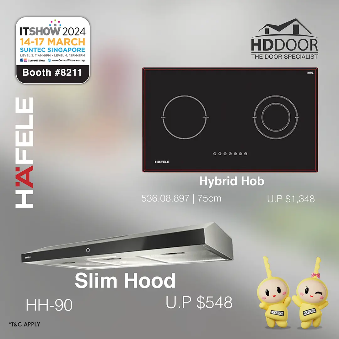 IT Show 2024 | Hafele hybrid + Hob + Hood + Hydro Clean oven - Kitchen Appliance Bundle