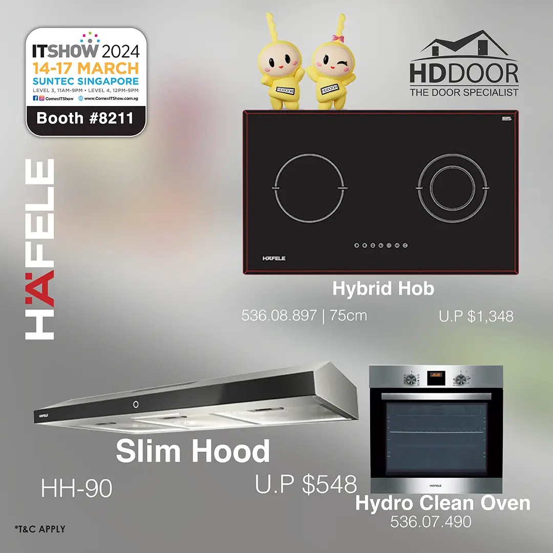 IT Show 2024 | Hafele hybrid + Hob + Hood + Hydro Clean oven - Kitchen Appliance Bundle