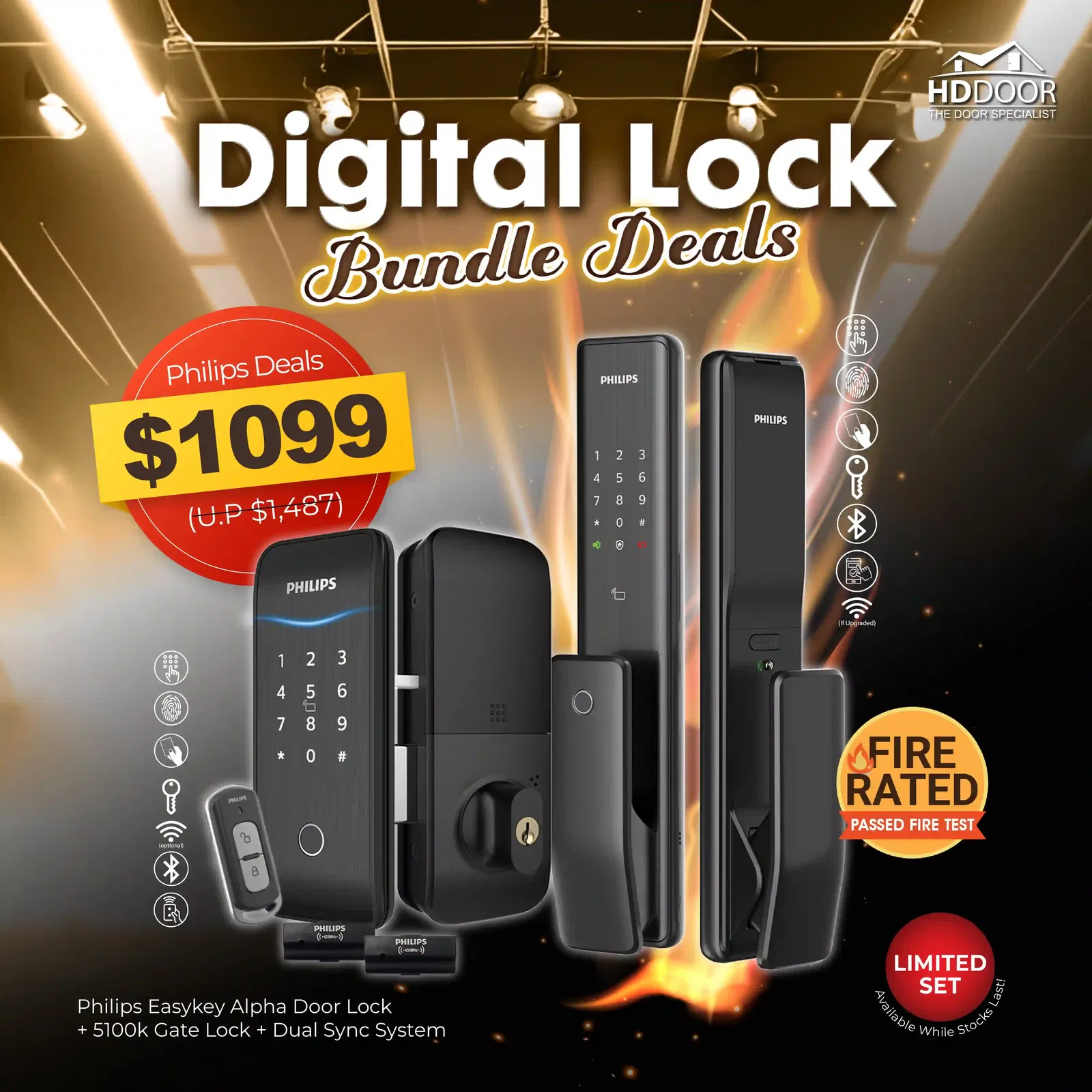 Digital Door Lock & Gate Lock Bundle Deals | 2025