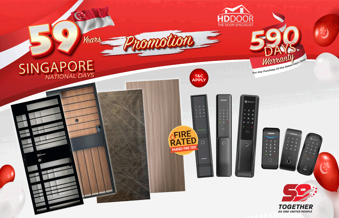 fire rated main door singapore