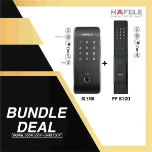Hafele PP8100 & GL5700 Digital Lock Bundle