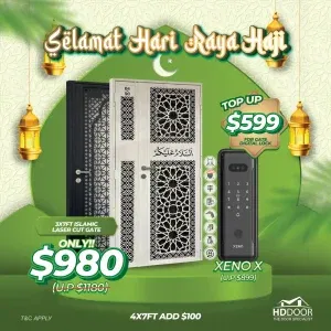 islamic laser cut gate xeno x gate lock bundle 2025