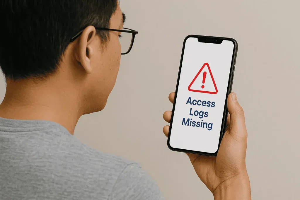 Access Logs Missing in App
