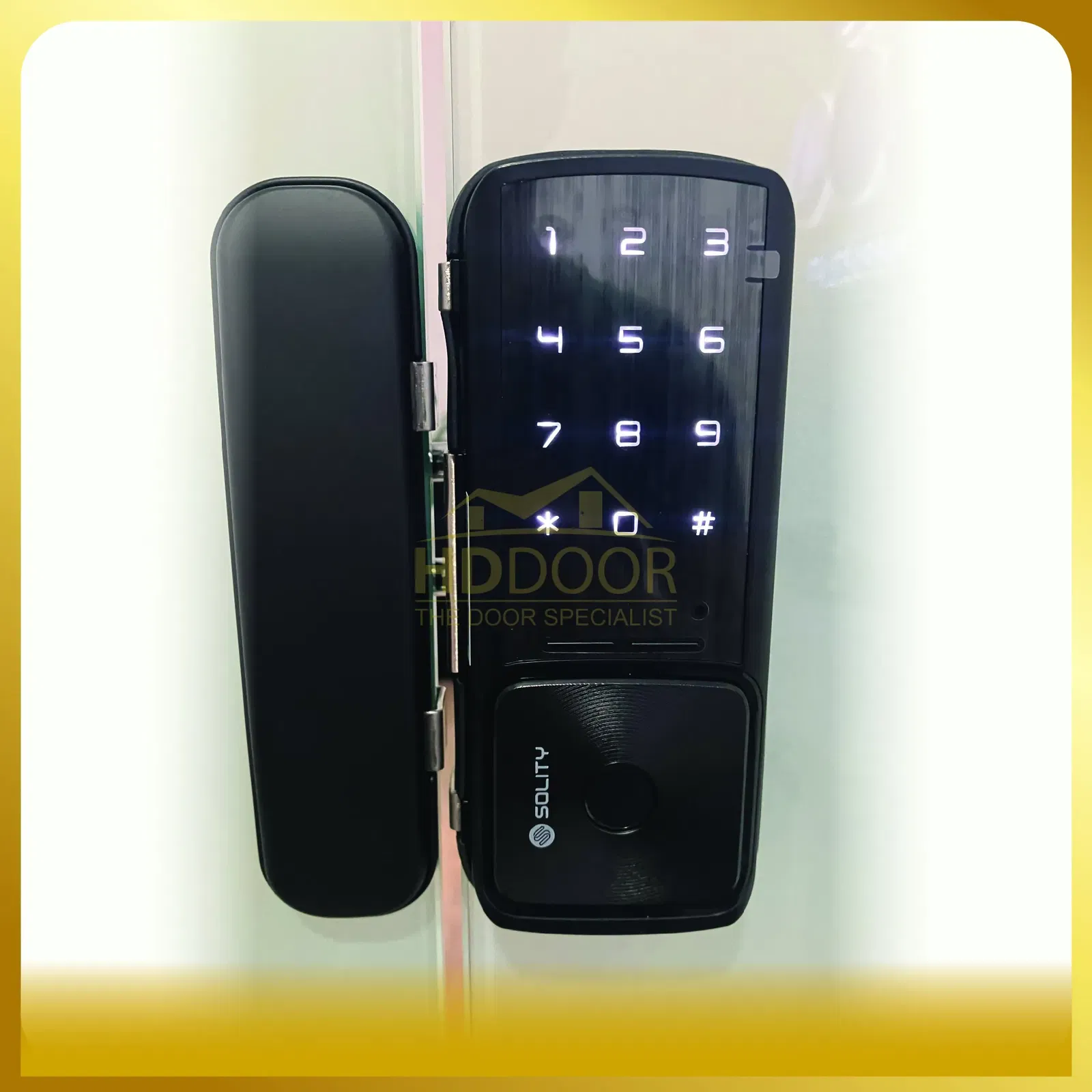 Glass Door Lock Installation gallery image 3