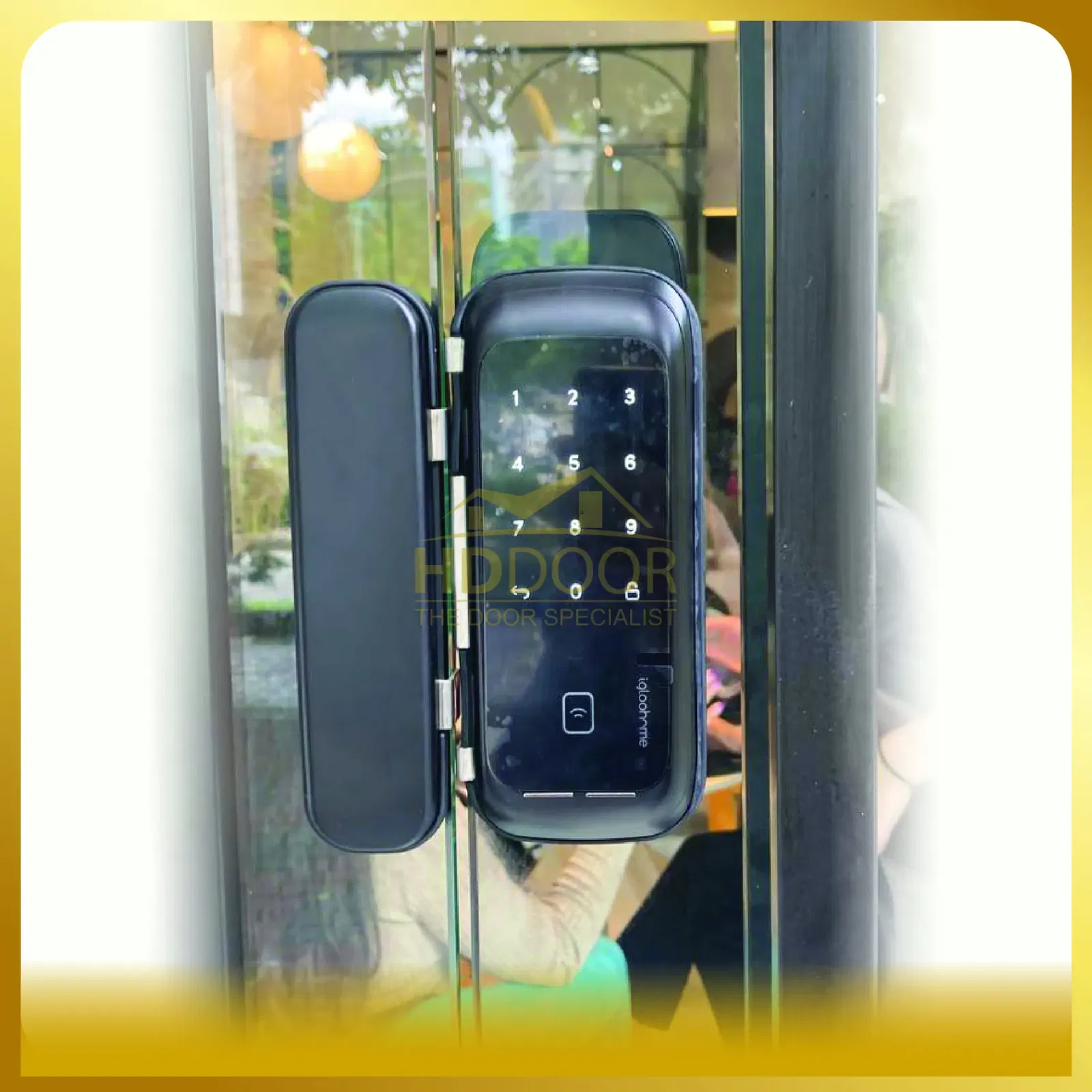 Glass Door Lock Installation gallery image 2