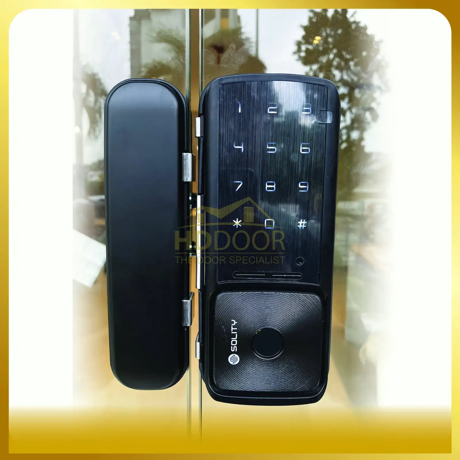 Glass Door Lock Installation gallery image 1