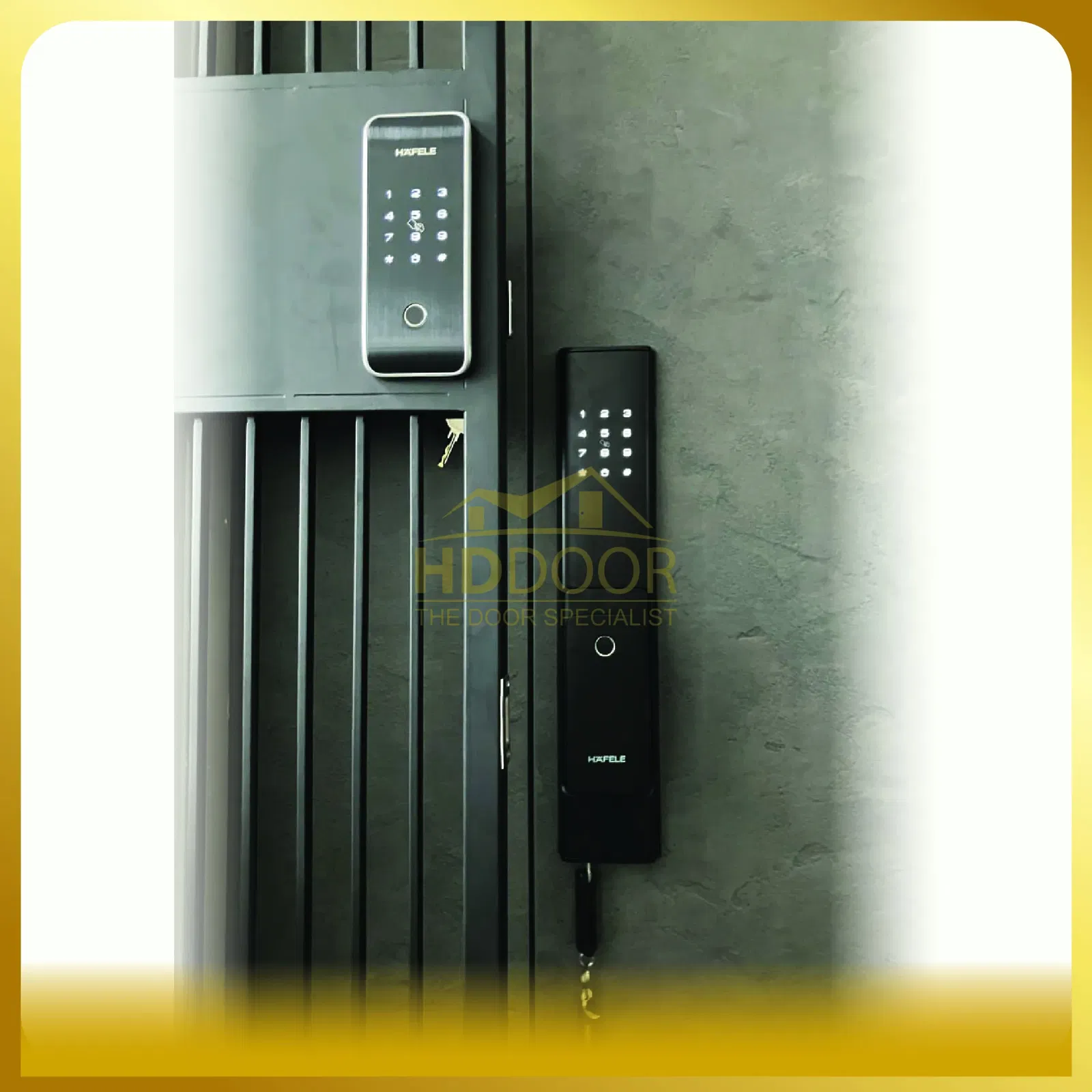 Hafele Digital lock Installation Image