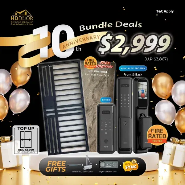 Door, Gate & Digital Lock Bundle Deals - 10th Year Anniversary Promotion