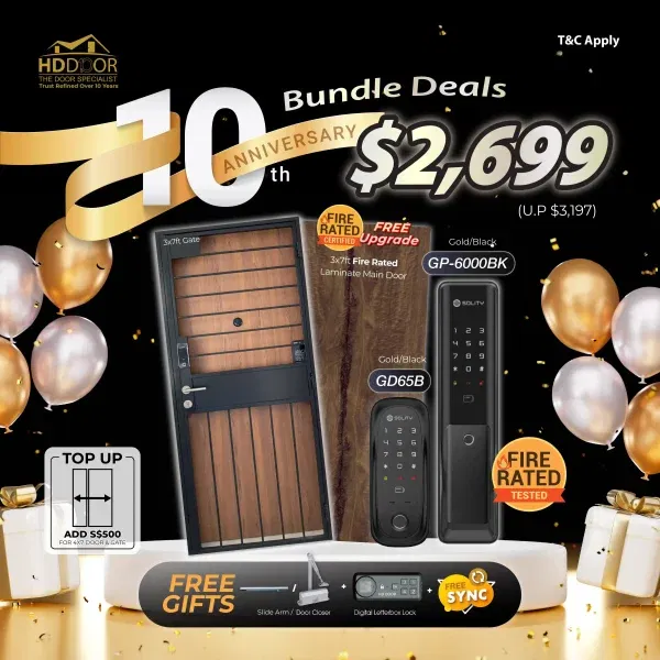 Door, Gate & Digital Lock Bundle Deals - 10th Year Anniversary Promotion